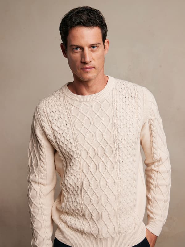 BEIGE RANGELY TRØJE XXL