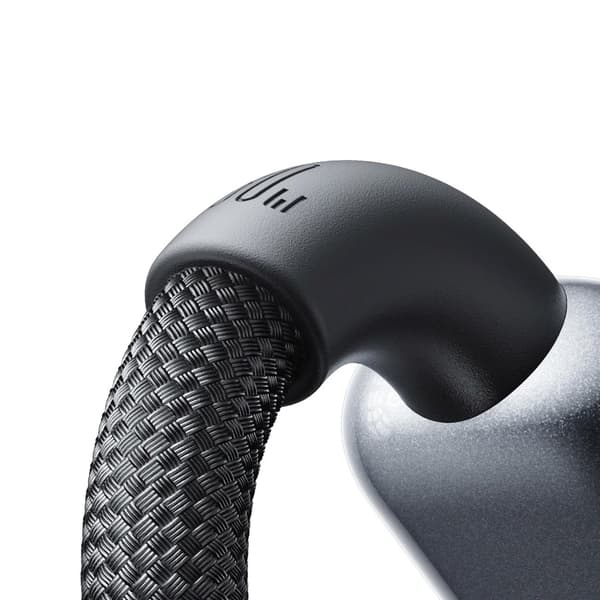 Punottu kaapeli USB-A - USB-C 66W 1.2m - musta