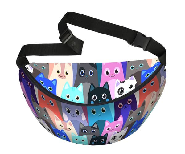 XXL Bæltetaske - Meow