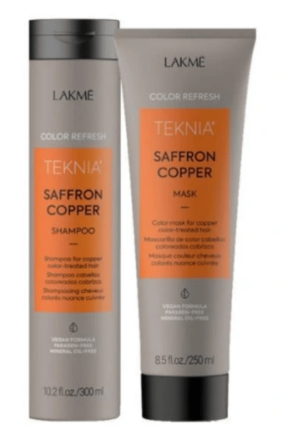 Lakme Teknia Refresh Saffron Copper -setti 300 ml +250 ml