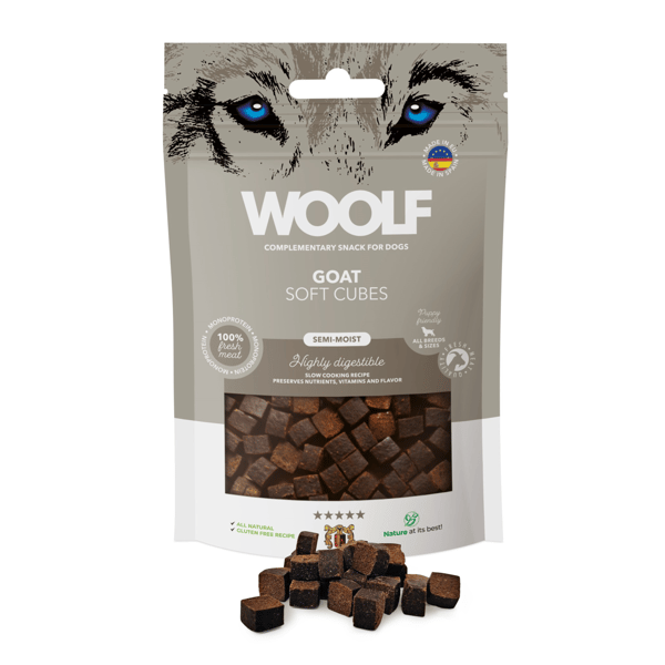 Woolf Soft Cubes Get Monoprotein Hundgodis 100g