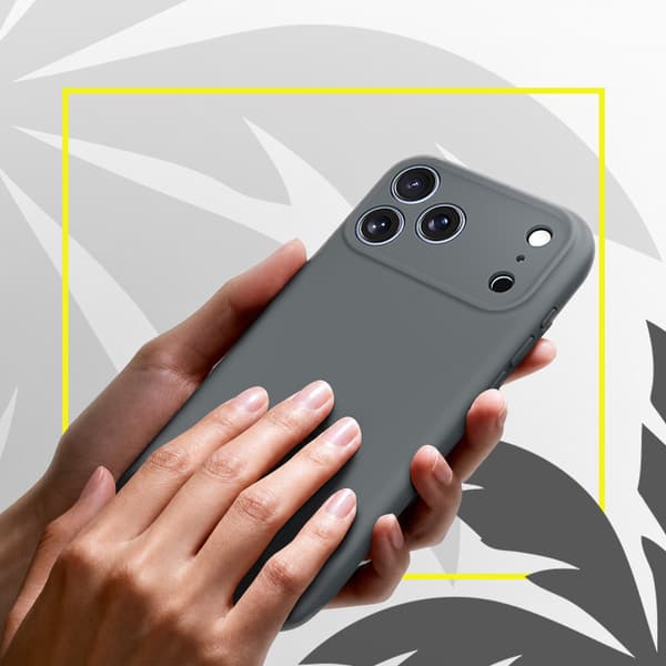 UrbanPalm iPhone 17 Pro Max Silikone-etui til MagSafe, Grafitgrå