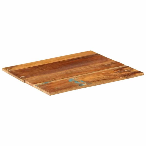 vidaXL rektangulær bordplade 60x70 cm 15-16 mm genbrugstræ