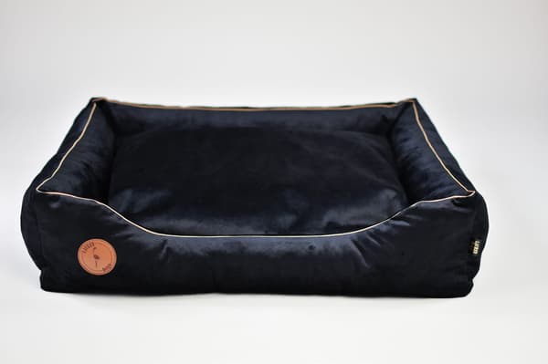 CEZAR-sohva musta sametti S - 70cm x 60cm