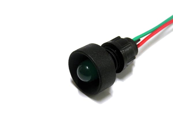 LED Lampeskærm 10mm 12-24V Grøn SIMET