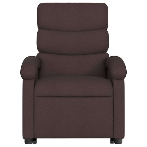 vidaXL Elektrisk lyftande massagefåtölj, vilstol, mörkbrun