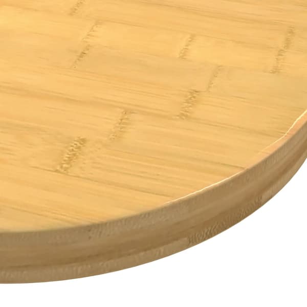 vidaXL Bordsskiva Ø60x4 cm bambu
