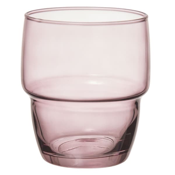 6 värikkään lasin setti, 280 ml