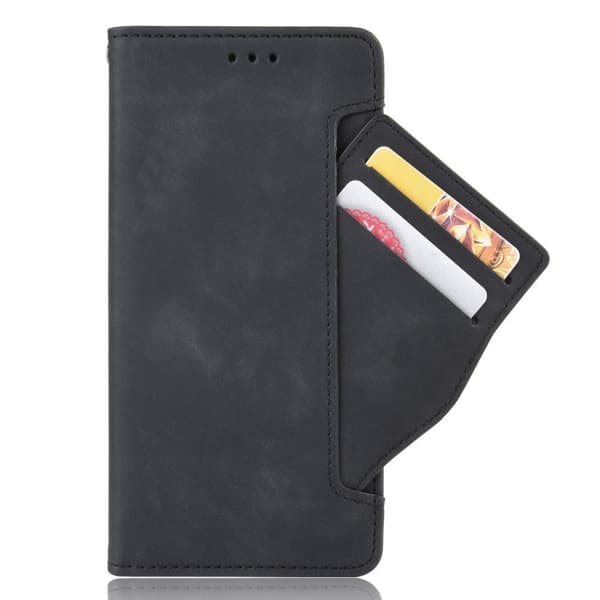 Flip-cover til Xiaomi Redmi Note 10 Pro, kortholder, sort