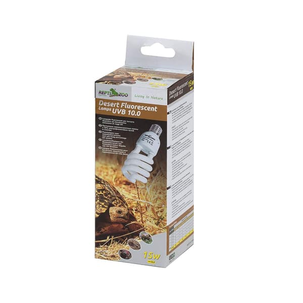 Repti-Zoo aavikkolamppu 10.0 UVB 15W - E27-lamppu