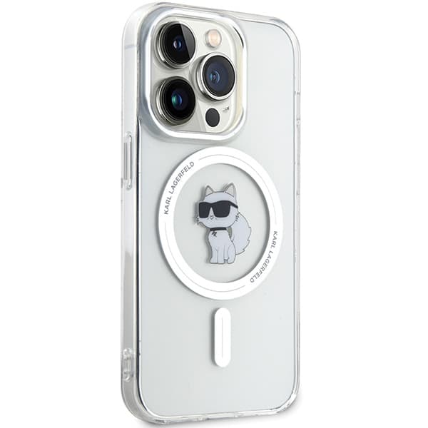 Karl Lagerfeld IML Choupette MagSafe-etui til iPhone 14 Pro, klar