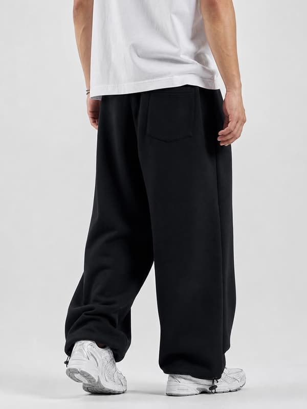 Herre Baggy Joggingbukser Sort Method Sport Vertical L