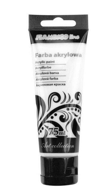 Akrylmaling 75ml 001 titaniumhvid
