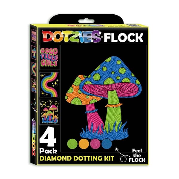 Diamond Dotz - Voksne Flockede Neon Gode Vibes