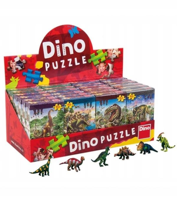 Palapeli 60 dinosaurukset ja figuurit