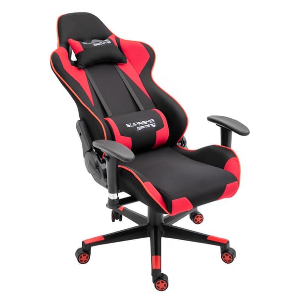 Fåtölj Gaming PlayMaker svart/röd