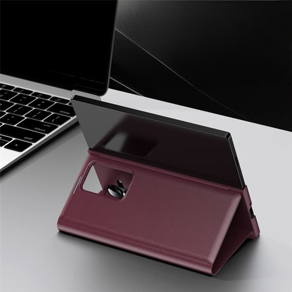 Samsung Galaxy Z Fold7 Smart View Plånboksfodral, Vinröd