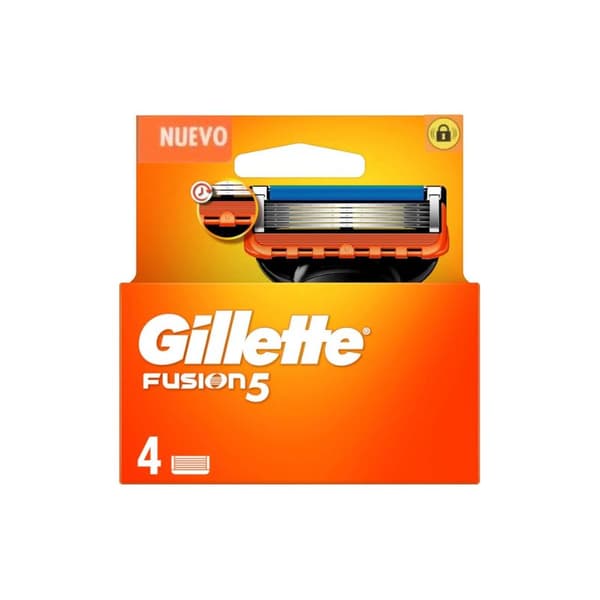 Gillette Fusion 5 barberbladspatroner - 4 stk.