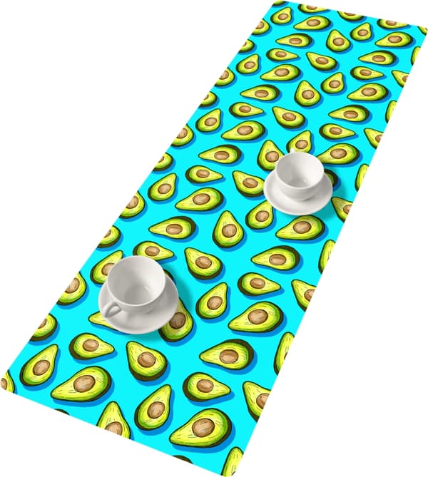 AVOCADO bordløber 95x33 cm