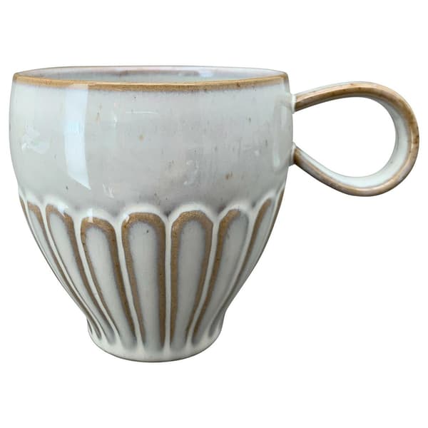 Keramisk kaffemugg, grå, Grå, 0,34