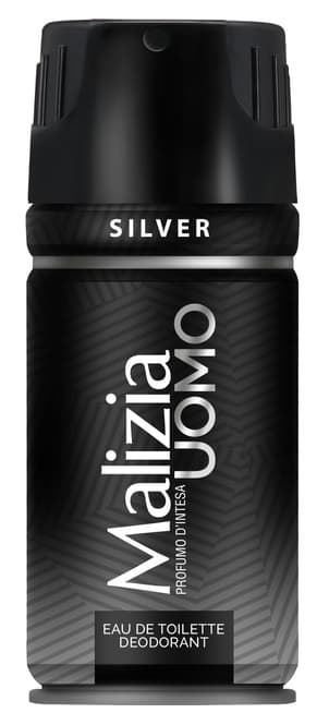 Malizia antiperspirant deodorantspray til mænd sølv 150ml