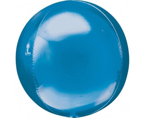 Blå folieballon 38 cm
