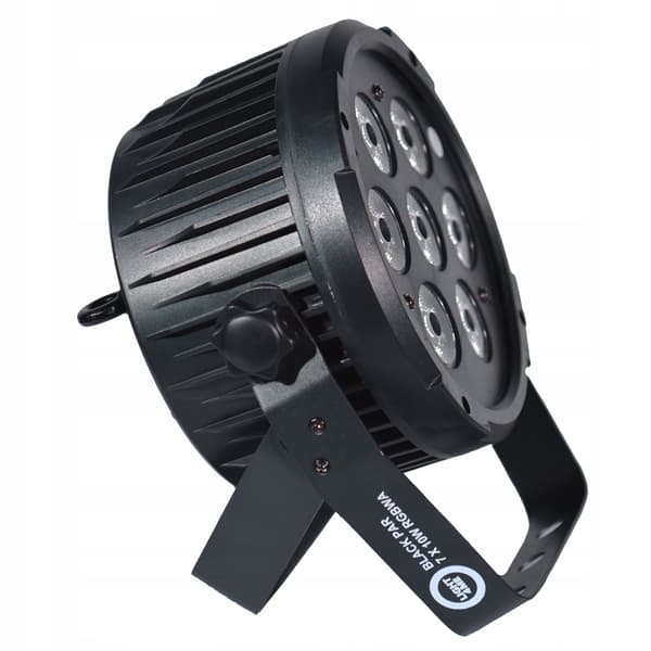 LIGHT4ME sort PAR 7x10W rgbwa LED stærkt lys