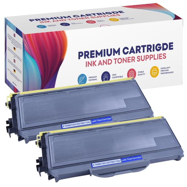 2x toner til Brother TN-2120 GP