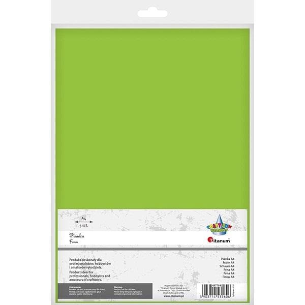 Skum A4 5 stk. lime