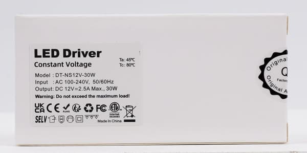 LED-transformator 240 12V DC 2.5A LED MR11, MR16