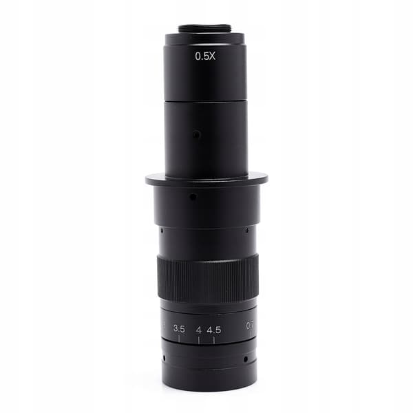 C-Mount Zoom 180x digitalt mikroskopobjektiv