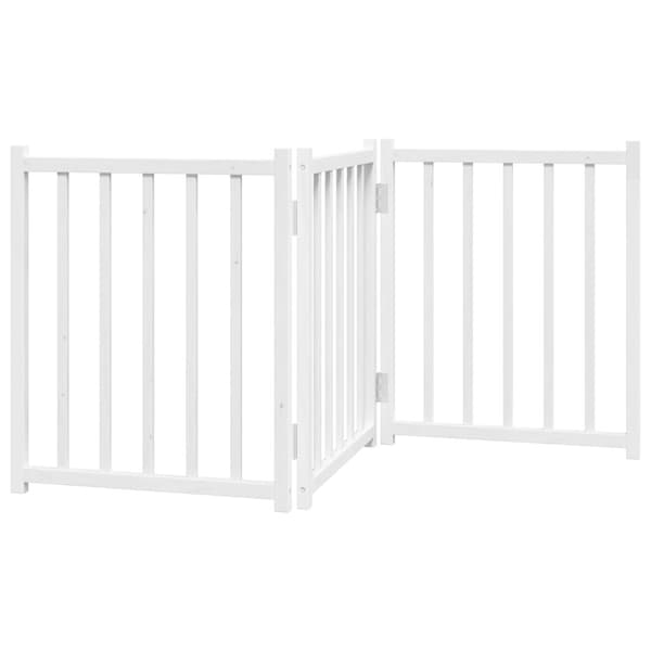 vidaXL foldbart sikkerhedsgitter til hunde, 3 paneler, 150 cm