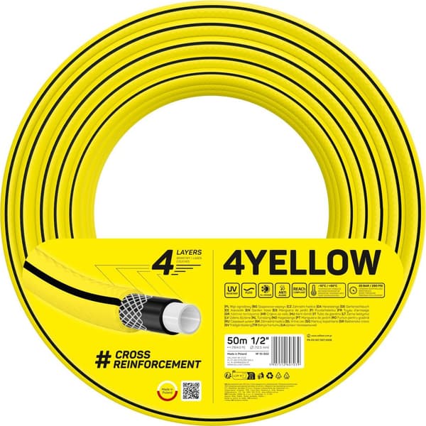 Cellfast 4Yellow 1/2" haveslange 50 m (10-502)