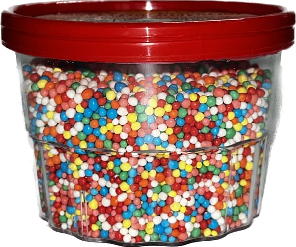 Konfetti diavolini spiselige dekorative kugler 100g - GI.AN.