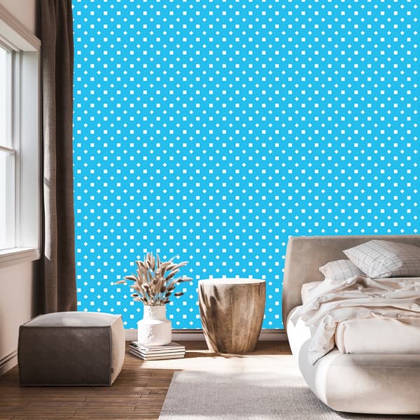 Azure ja Azure Dots -tapetti, Soft Forms 50x1000 cm