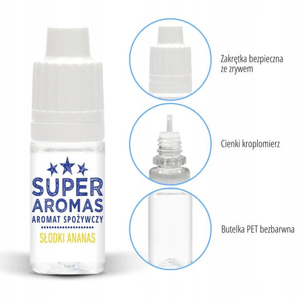 Super aromas makea ananas ruoka-aromi 10ml