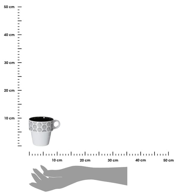 Sæt med 6 Etnik-kopper 260 ml