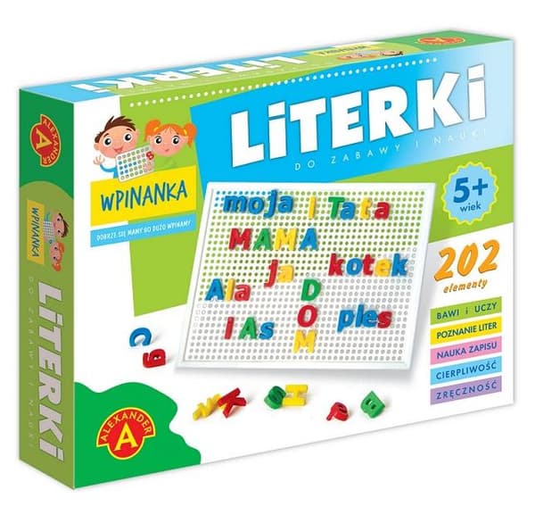 Pinssi - ALEX-kirjaimet