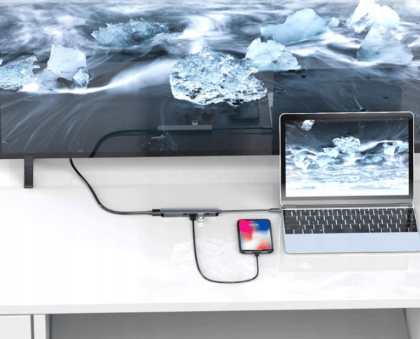 5in1 USB-C-keskitin SC-USH83