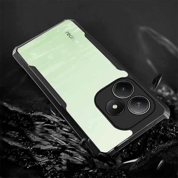 Etui til Realme C63, AntiDrop Hybrid, Sort
