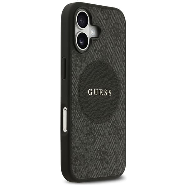 Guess 4G Circle Classic Logo MagSafe-etui til iPhone 17, sort