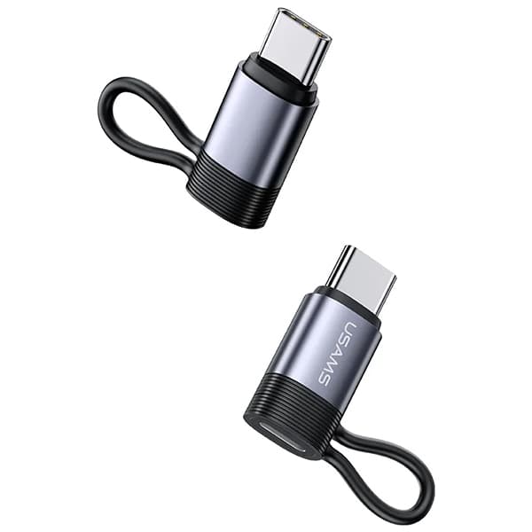 AU17 Lightning til USB-C Adapter 30W USAMS, Stål