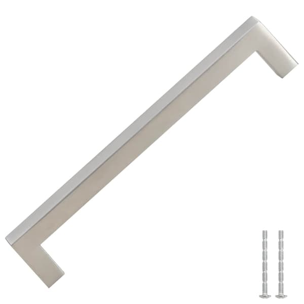 vidaXL skabsgreb, 10 stk., sølv, 160 mm, rustfrit stål