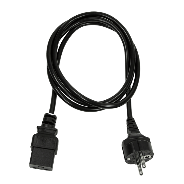 CEE 7/7 - IEC C19 -virtakaapeli 3m LogiLink CP153 - VDE, 16A, 3600W