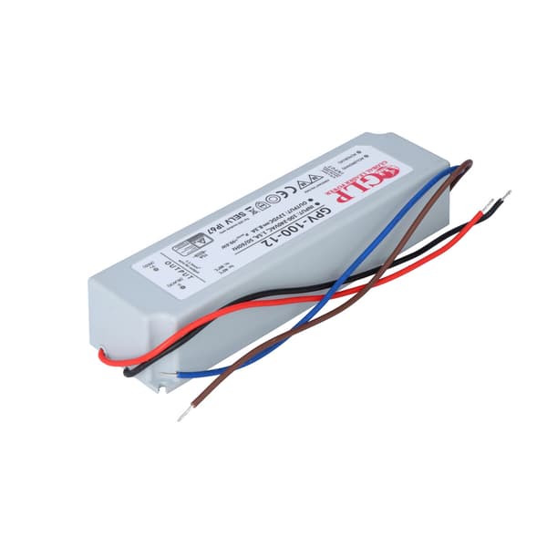 GLP LED strømforsyning 12V, 8A, 100W