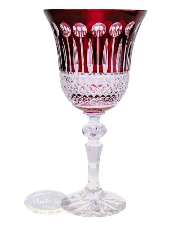 Rubinkristallvinglas 280 ml franska