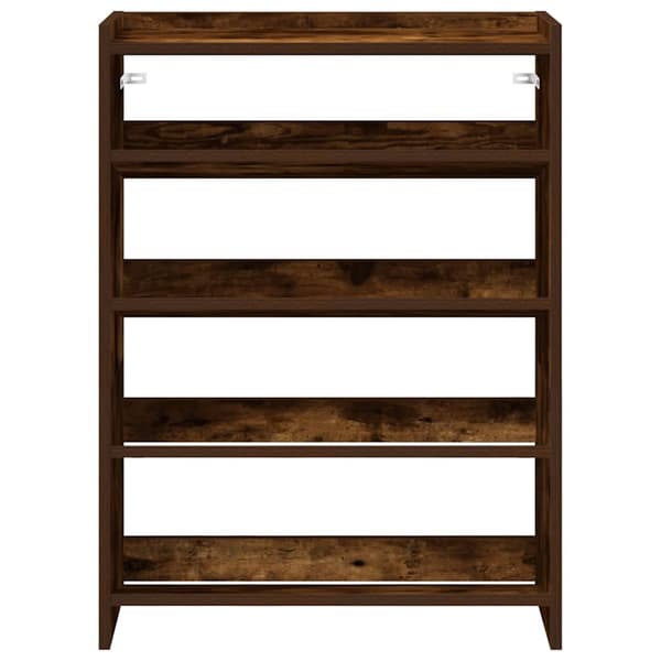 vidaXL skohylde røget eg 60x25x81 cm