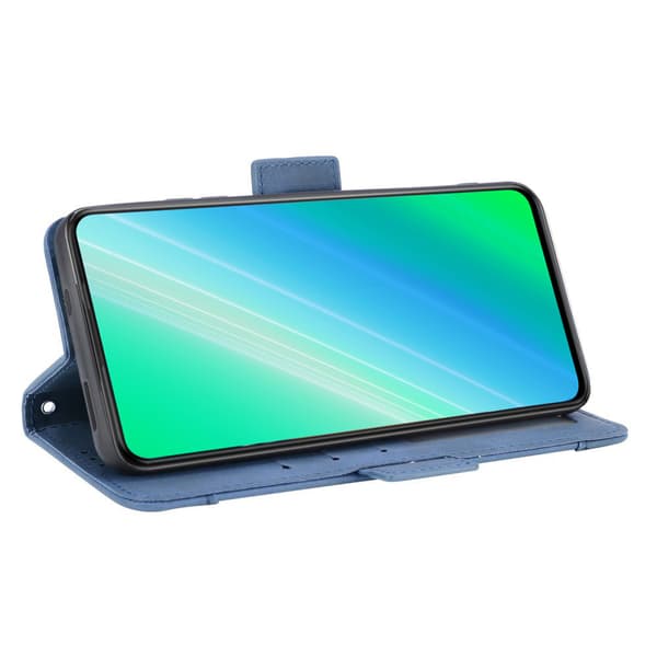 Realme C51 Flip-etui, Kortholder, Blå