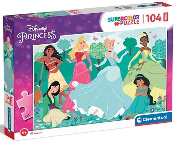 Puslespil 104 Maxi Super Farve Prinsesse