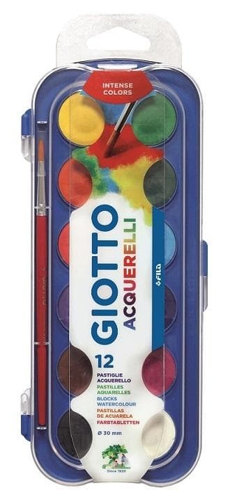 Akvareller 12 farver GIOTTO